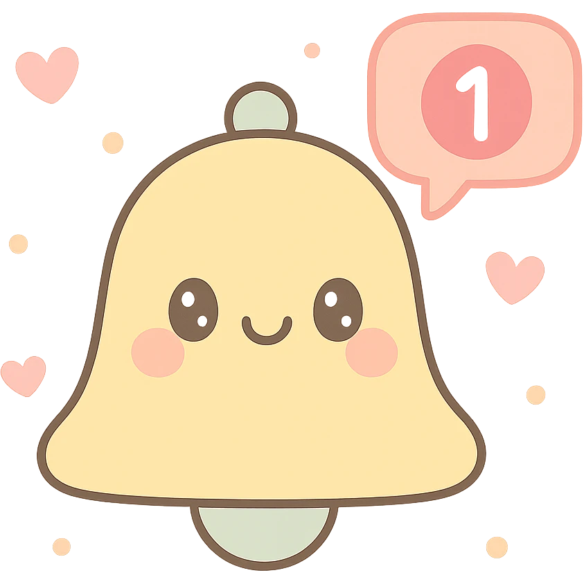 "notifications", no text emoji