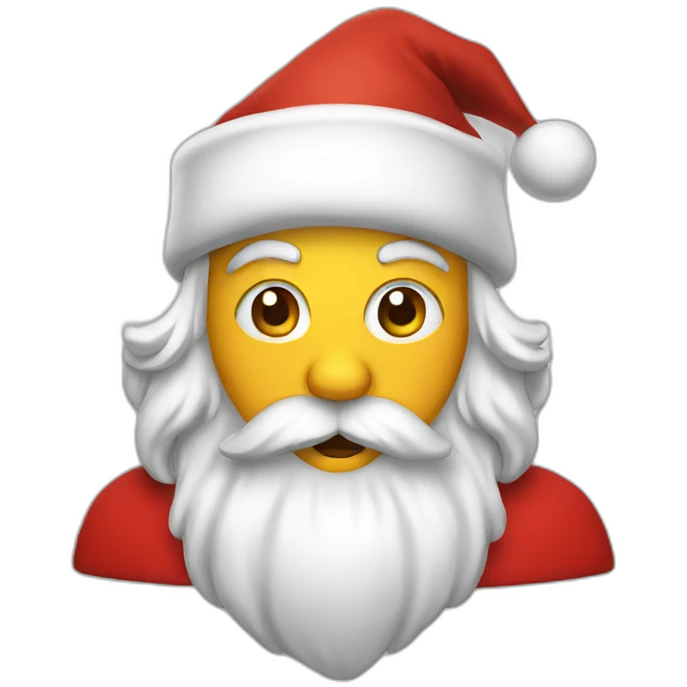 Santa halloween emoji