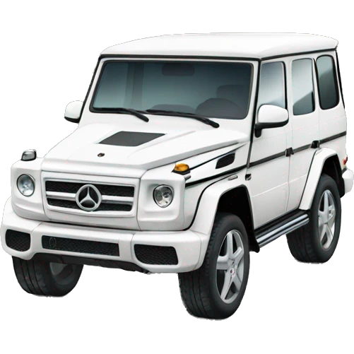 A white g wagon  emoji