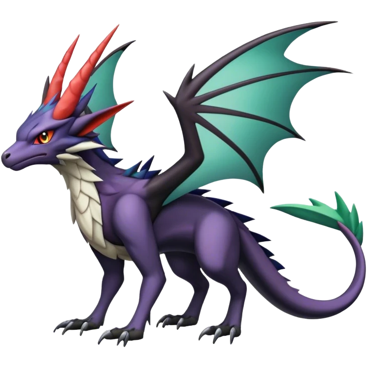 Noivern-Nargacuga-hybrid full body emoji
