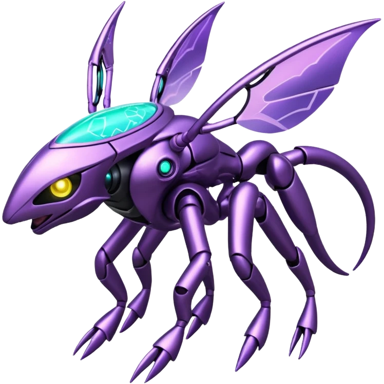 Futuristic Genesect-Baltoy-Dhelmise-Lunala-ET-hybrid-fantasy-creature emoji