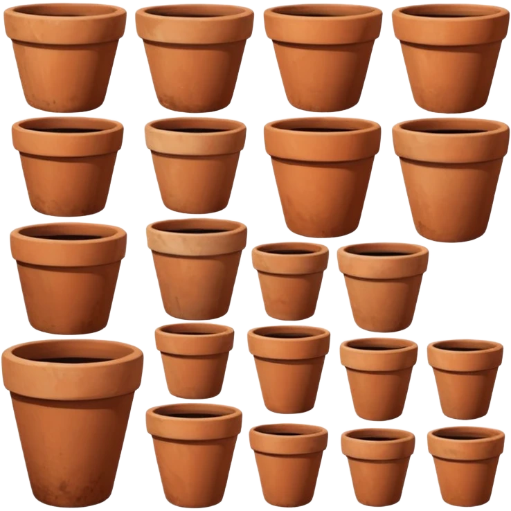 flower pots emoji
