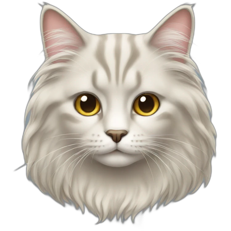 Long Hair cat emoji