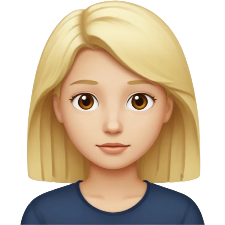 Cheese with blonde hair  emoji