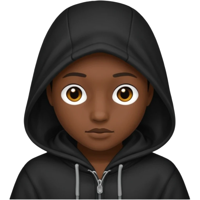 capuz de sequestro que tampe toda a cara emoji