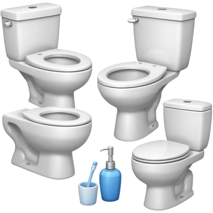 toilet items emoji