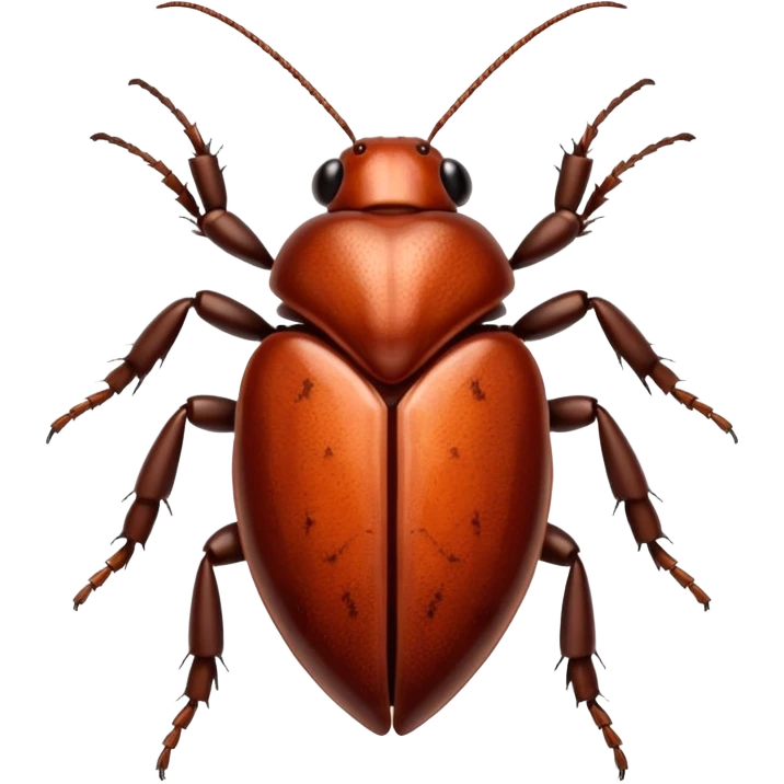 a heart themed around cockroaches  emoji