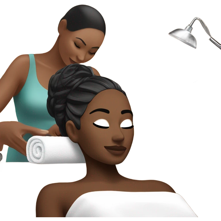 spa at a cosmetologist emoji