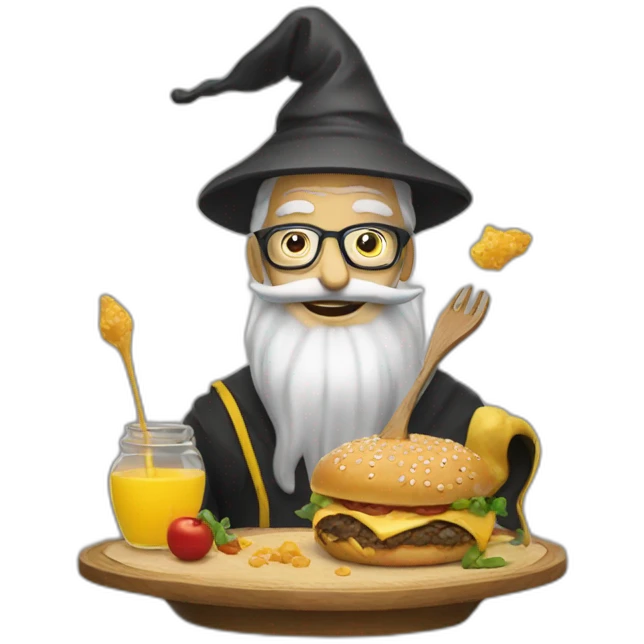 the food wizard emoji