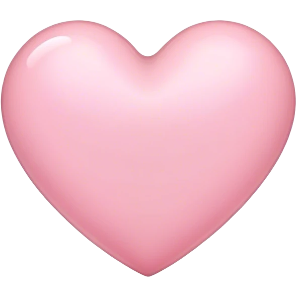 Light pink heart  emoji