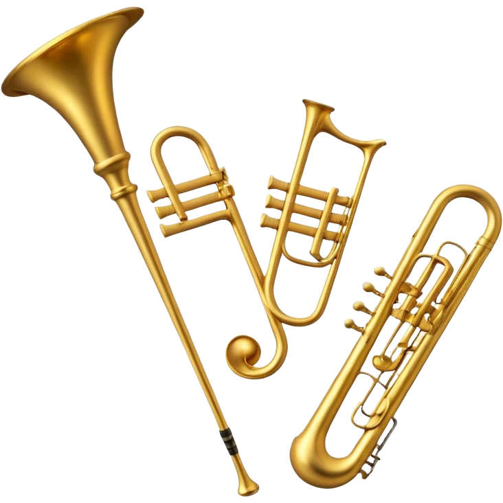 robot Create a sophisticated and elegant emoji that represents orchestration and arrangement. The design should feature a conductor’s baton, musical notes, and a symphonic score, symbolizing the process of arranging and orchestrating music. Incorporate instruments like a violin, trumpet, emoji