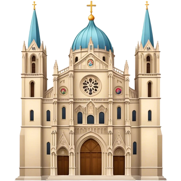 Create an emoji representing Burgos cathedral emoji