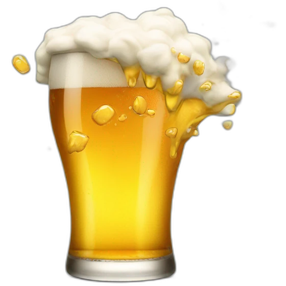 beer collapsing emoji