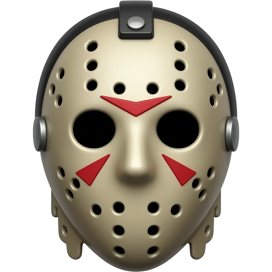 Minimalist Texas Chainsaw Massacre Leather Face emoji