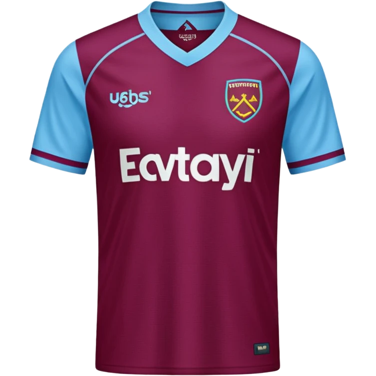 West Ham football shirt  emoji