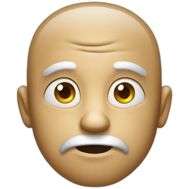 old thinking face emoji