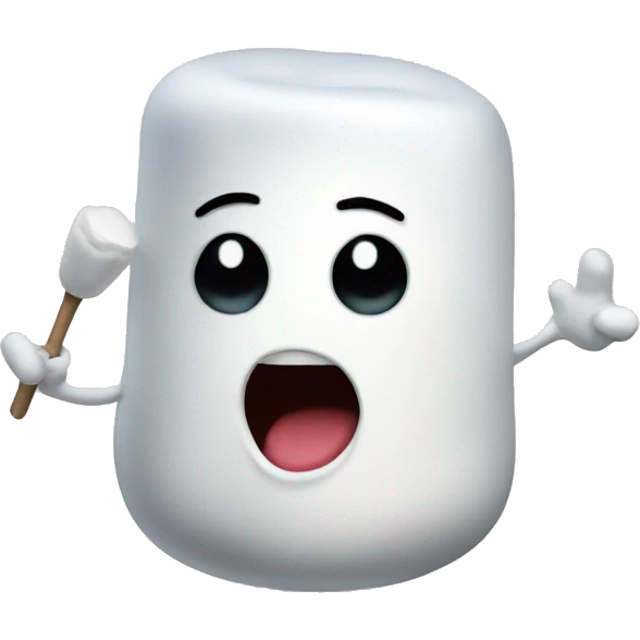 Marshmallow singer emoji
