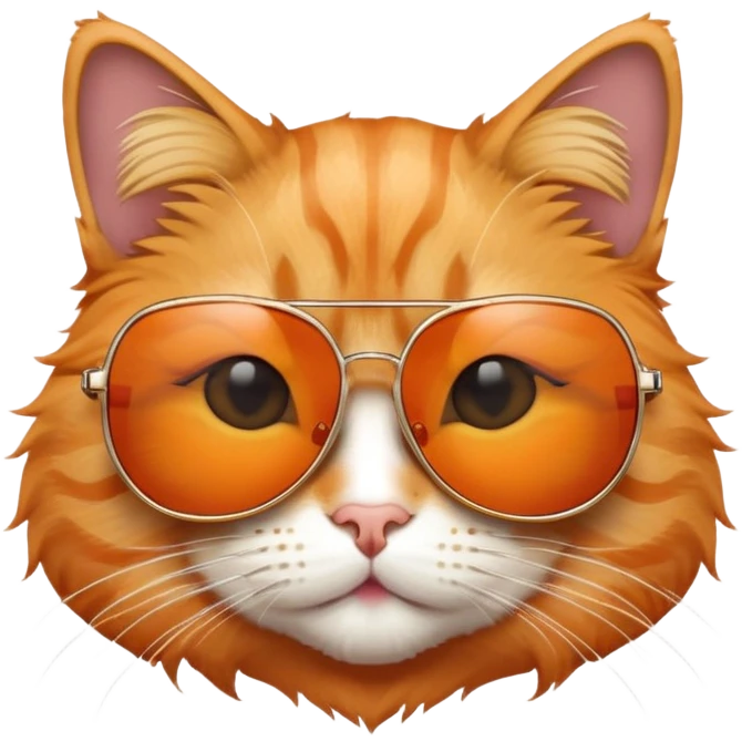 Katze mit Sonnenbrille emoji
