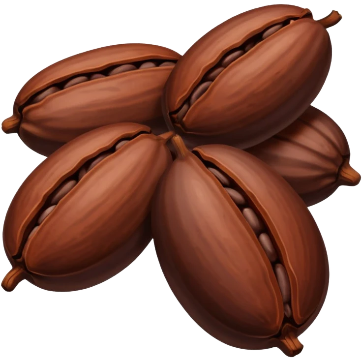 now generate beans of cocoa emoji