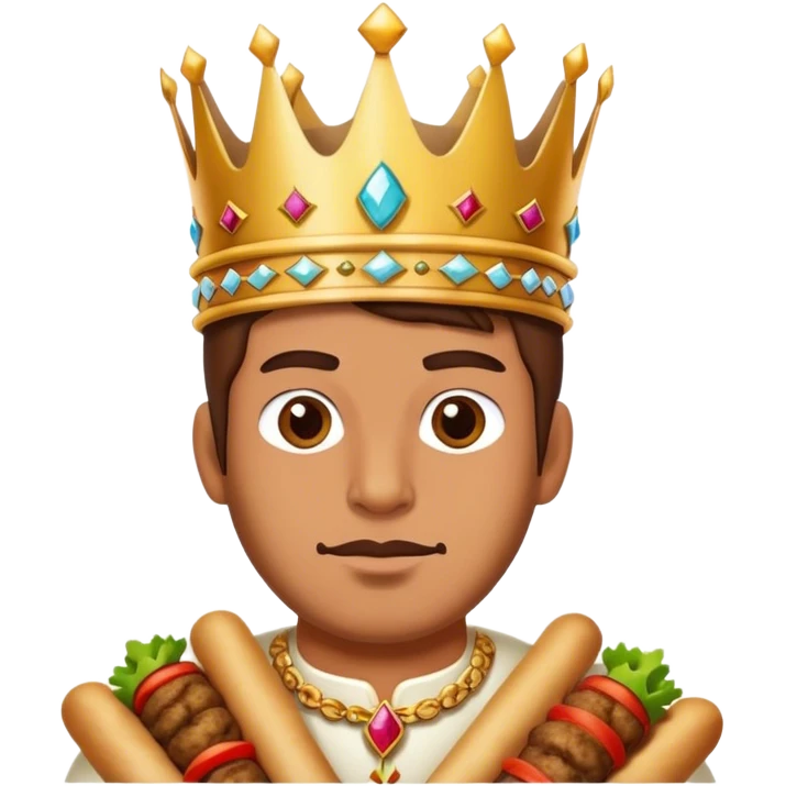 Kebab king emoji