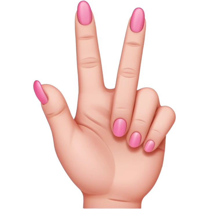 pink middle finger emoji