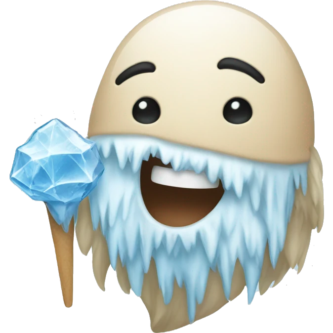 happy ice  emoji