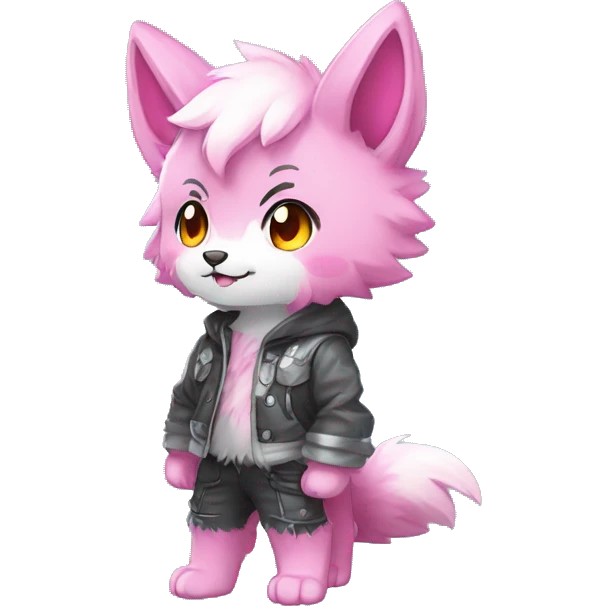  High quality Cute Cool Kawaii edgy Pretty Chibi Fur-Sona Shiny Colorful Sparkly Fakemon Full Body emoji
