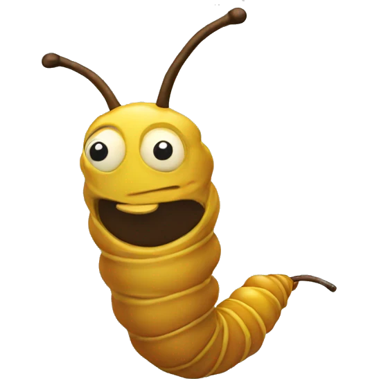 The larva emoji