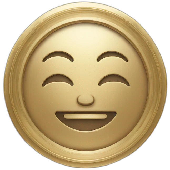 circle gold plate emoji
