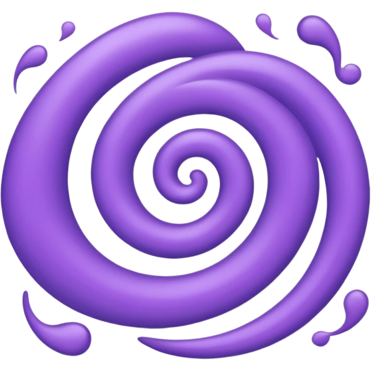 Cute purple desighn emoji