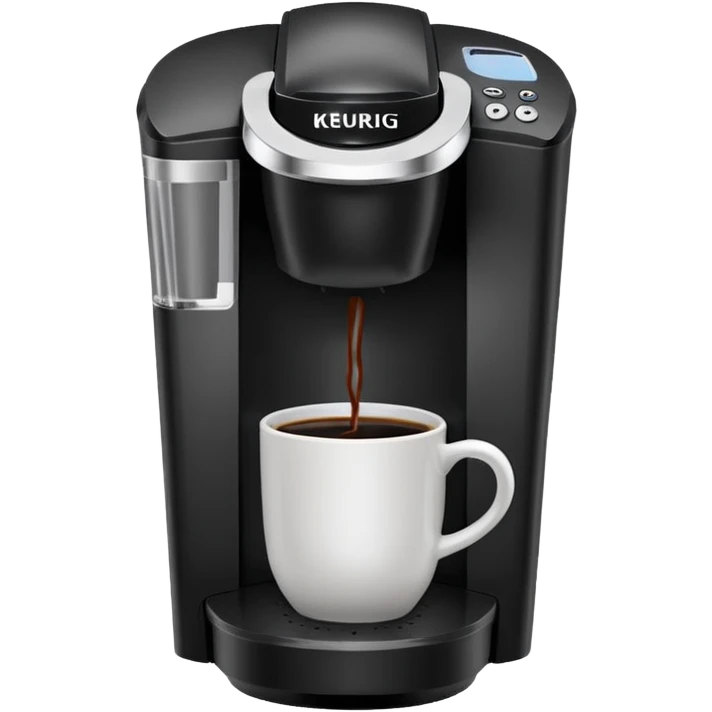 A keurig machine, the coffee machine that takes the k-cups emoji