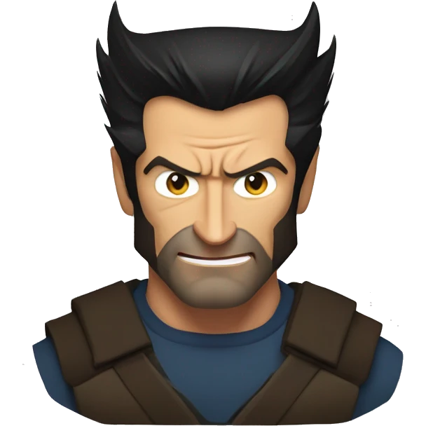 Hugh jackman as wolverine emoji