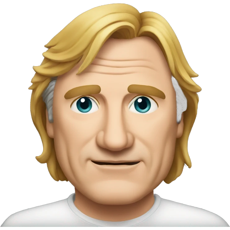 Gérard depardieu Say hello emoji
