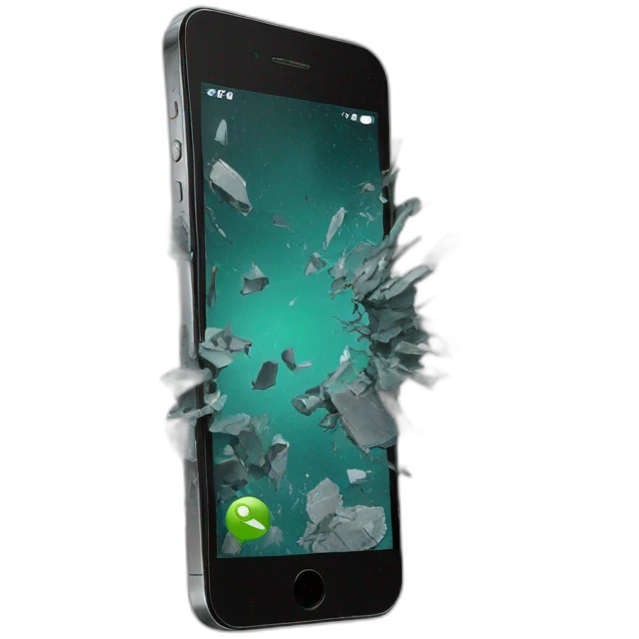 smashed phone emoji