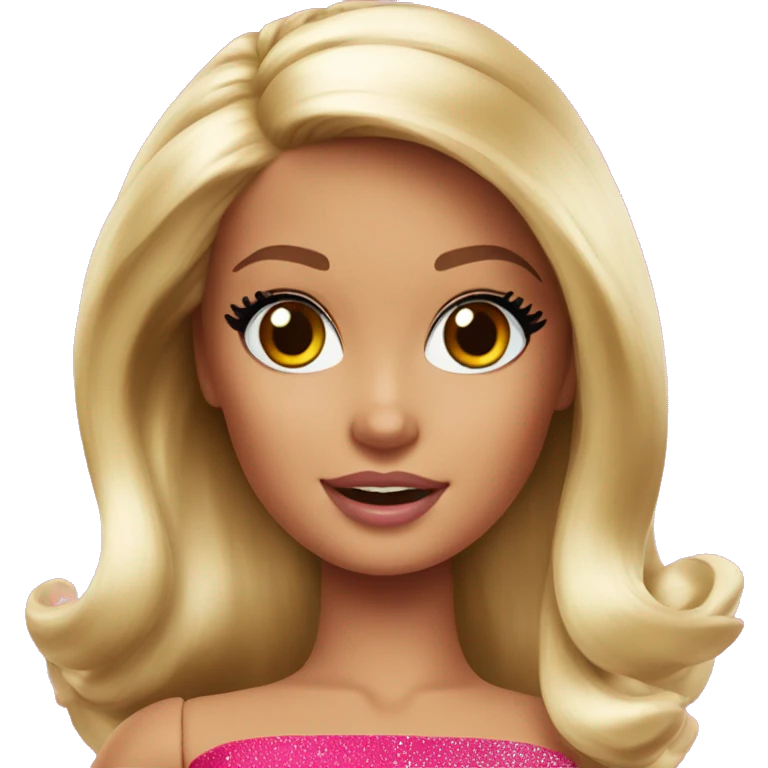 Barbie Christmas  emoji