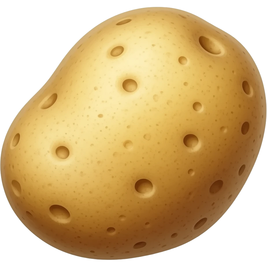 Potato with a big booty looking back at it emoji