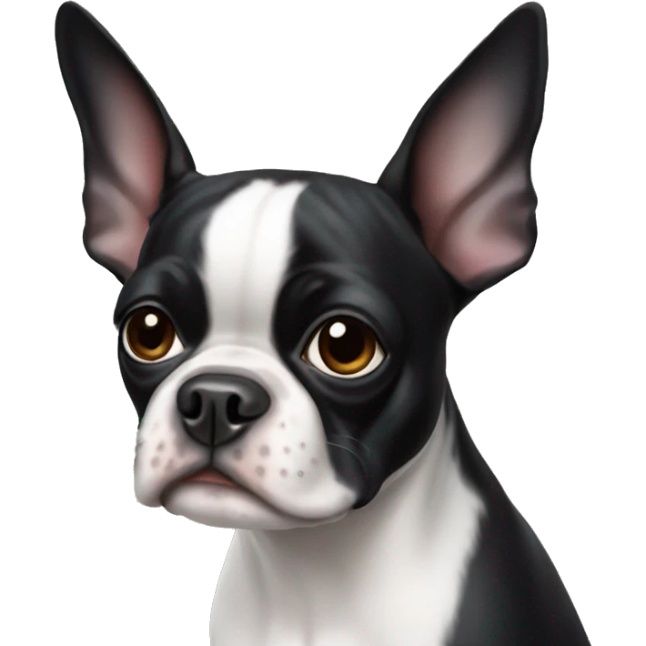 a boston terrier  emoji