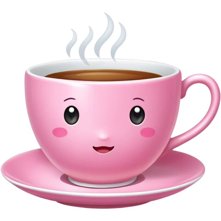 Cute Pink Teacup emoji