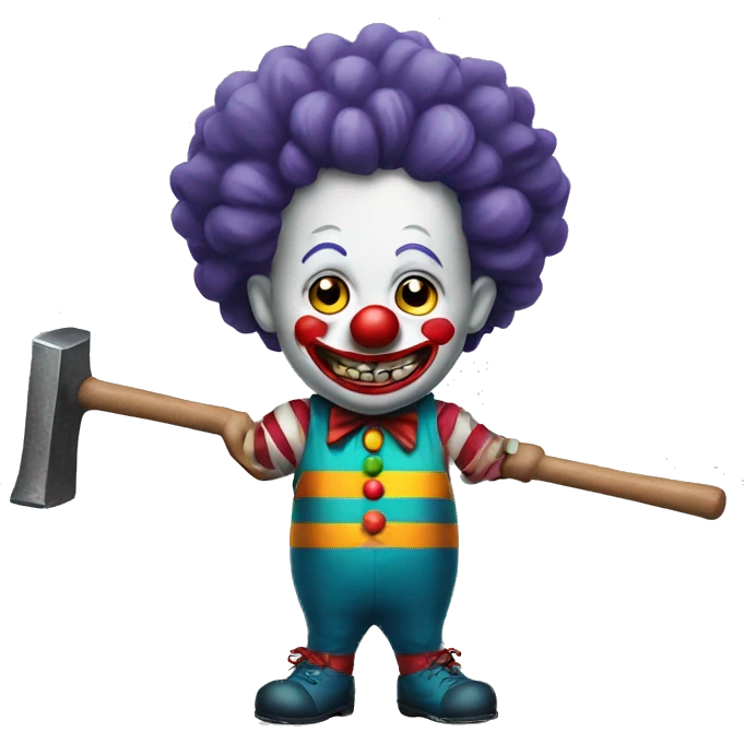 clown with hammer emoji