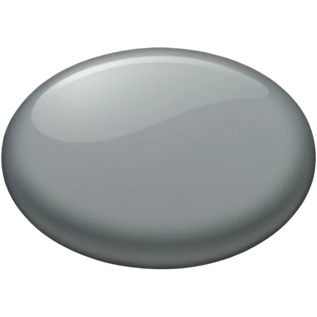 Generate stone oval cutted emoji