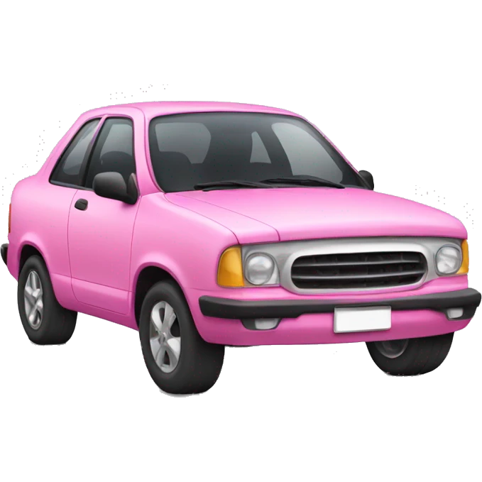 Pink car emoji