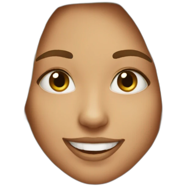 Grateful girl emoji
