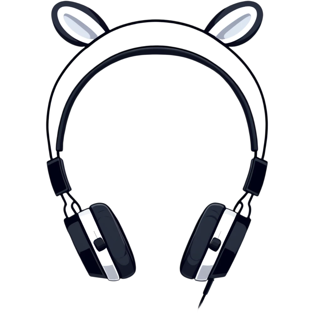 Premium white Sony headphones with large ear cups and sleek modern design emoji