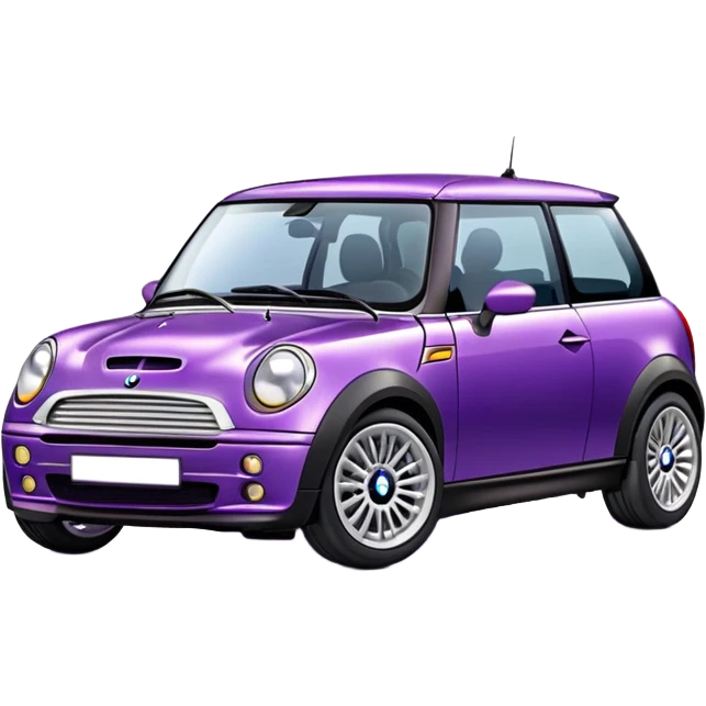 Purple BMW mini emoji