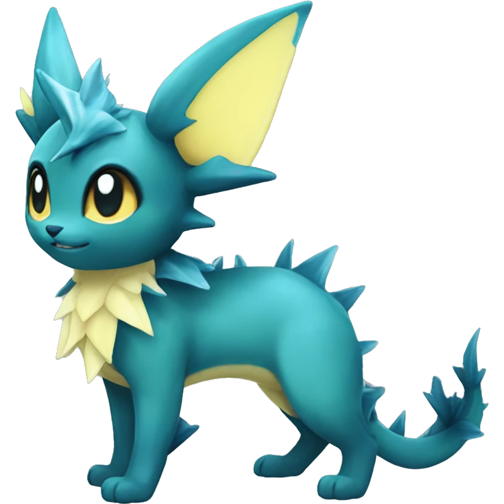 Vaporeon-Umbreon full body emoji