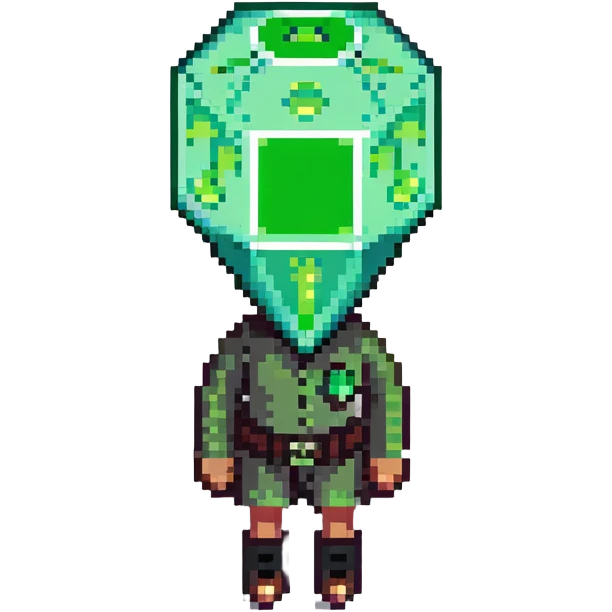 Sims character with green plumbob emoji