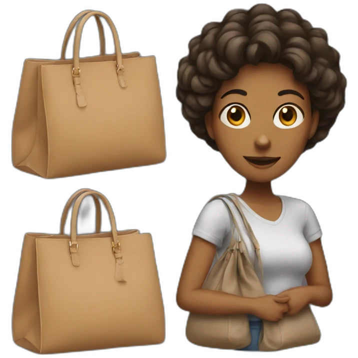 Bags woman emoji