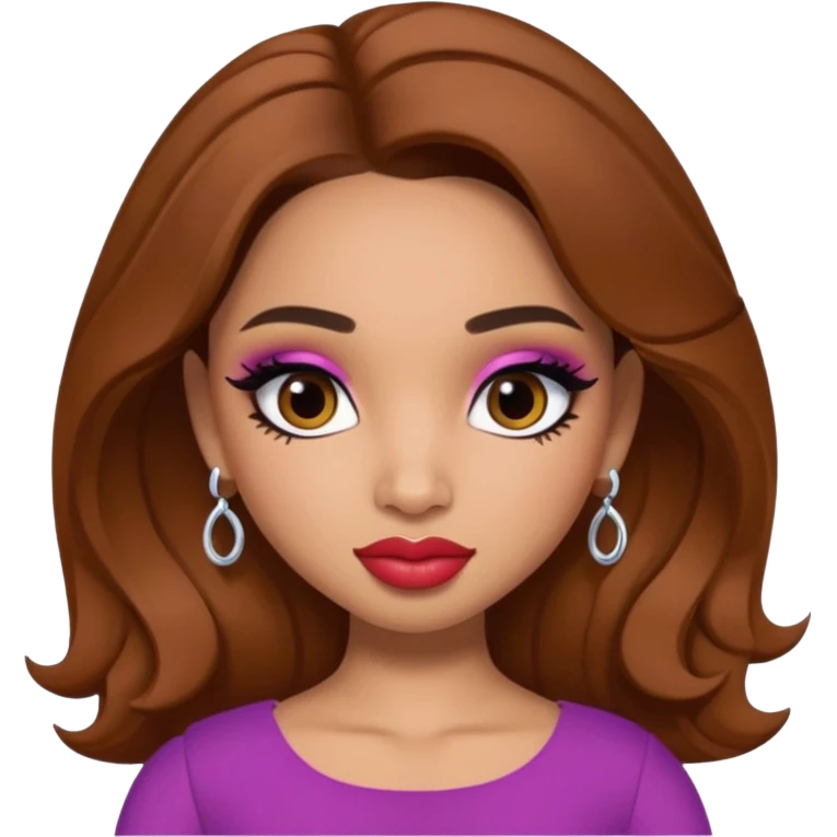 pretty bratz genmoji that looks like tamannah bhatia emoji
