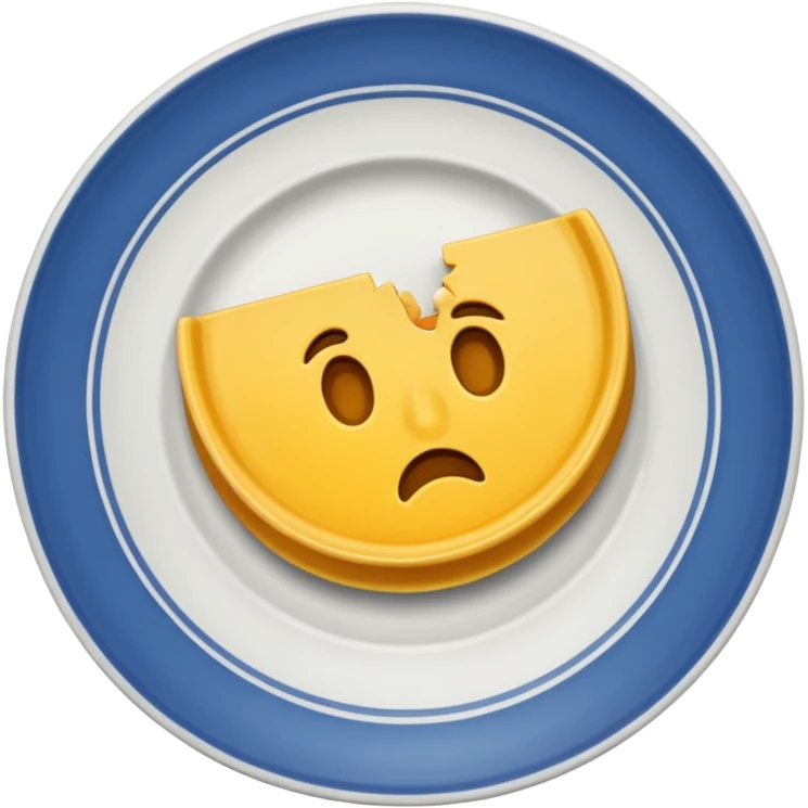 broken plate emoji emoji