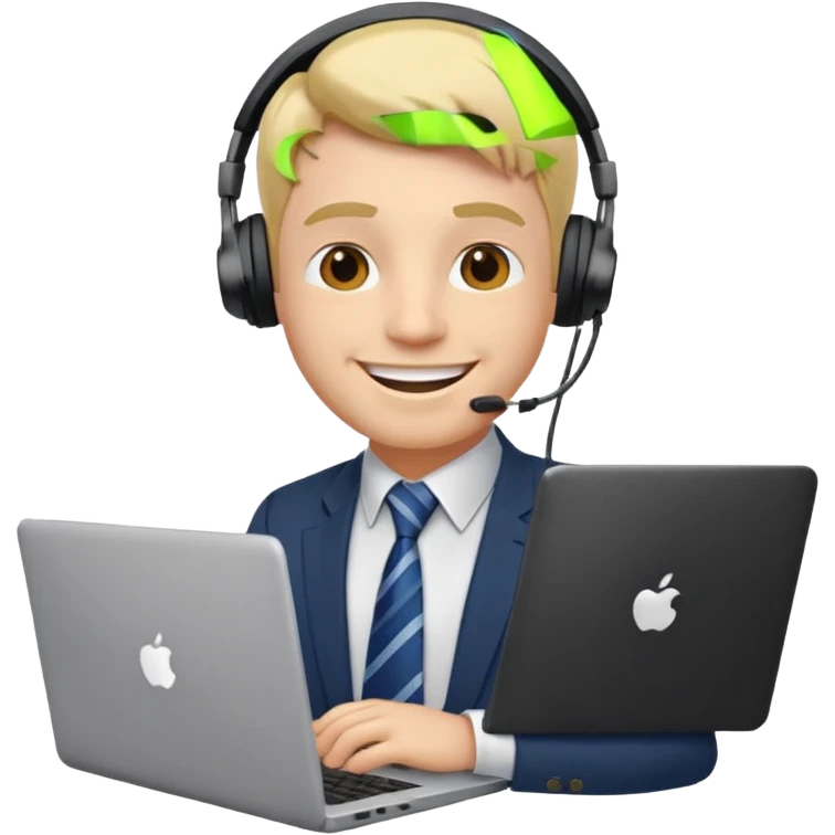 Por favor hace un emoji para una empresa de community manager, tiene que ser profesional, atractivo, elegante y empresarial, como así tambien tiene que ser hombre en los emojis emoji